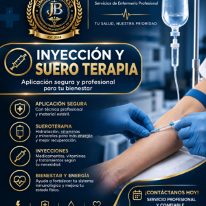 Inyección de Suero y Terapia